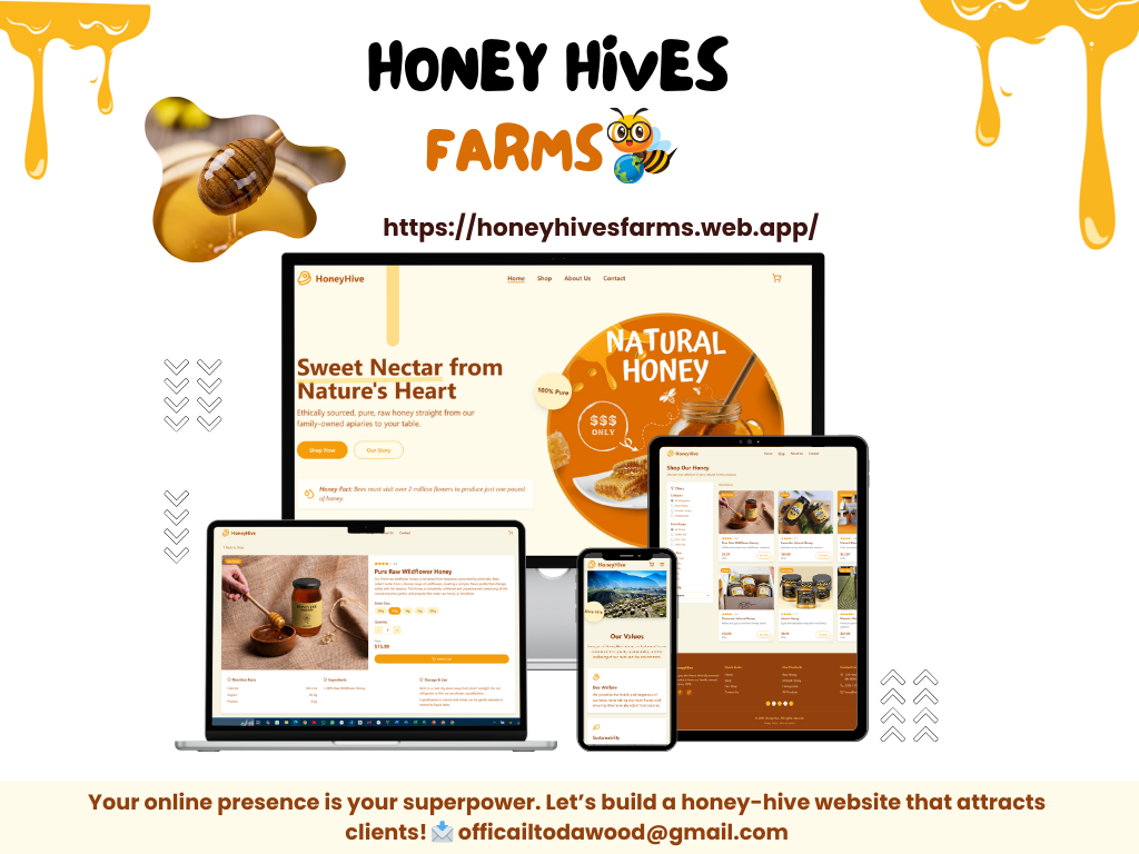 Honey Bees Farms project design